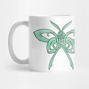 Luna Moth Knot Mug